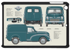 Morris Minor 8cwt Van 1968-70 Small Tablet Covers